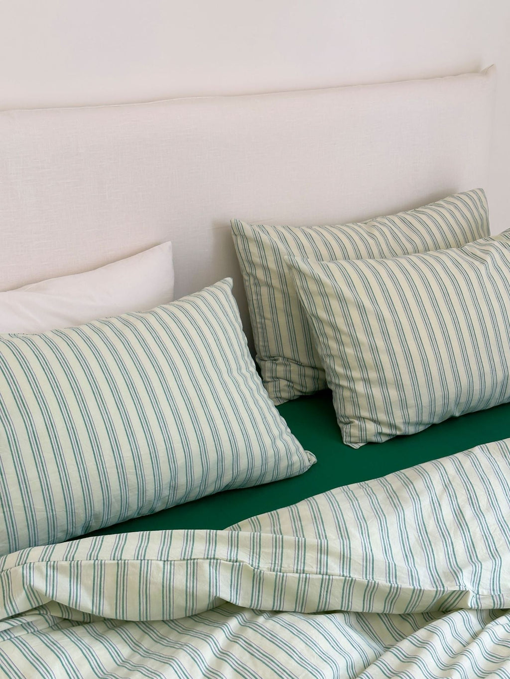 Refreshing Stripe Duvet Cover / Yellow