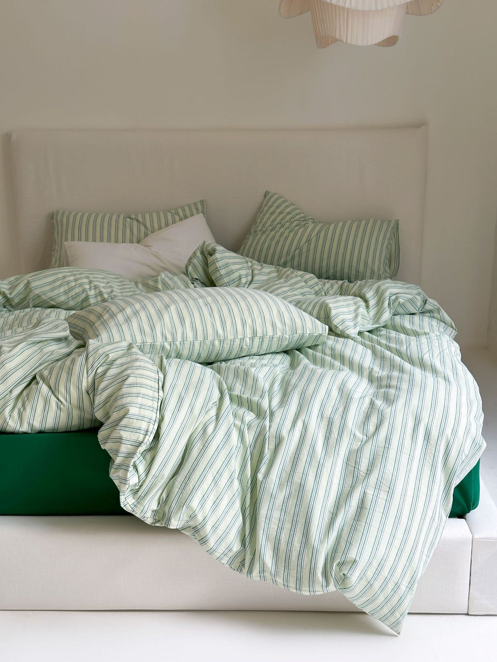 Refreshing Stripe Pillowcases / Mint Green