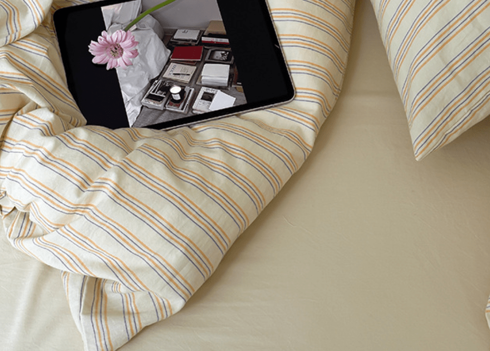 Refreshing Stripe Pillowcases / Mint Green