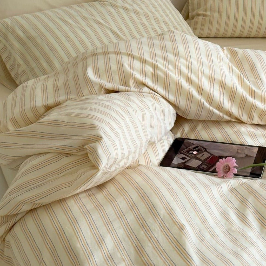 Refreshing Stripe Pillowcases / Mint Green