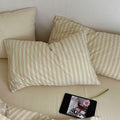 Refreshing Stripe Pillowcases / Yellow