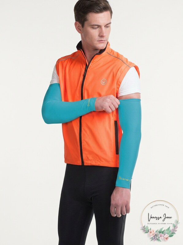 Canari Solar Flare Arm Warmers for Men, Small