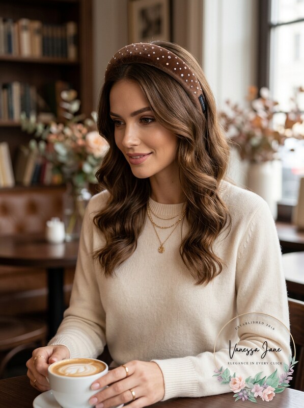Inc International Concepts Crystal-Studded Padded Headband