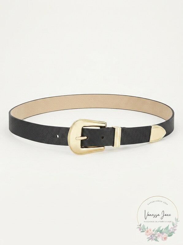 Steve Madden Women's Western-Buckle Belt