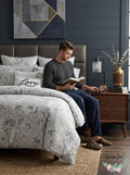 Charter Club Damask Designs Flower Cotton 300-Thread Count 3-PC Damask Designs