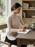 Jm Collection Petite Turtleneck Top, Pointe Pink Size XL