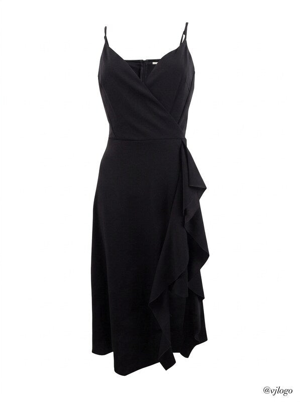 Rachel Rachel Roy Womens Plus Size Ruffled Faux-Wrap Dress, Size 20W