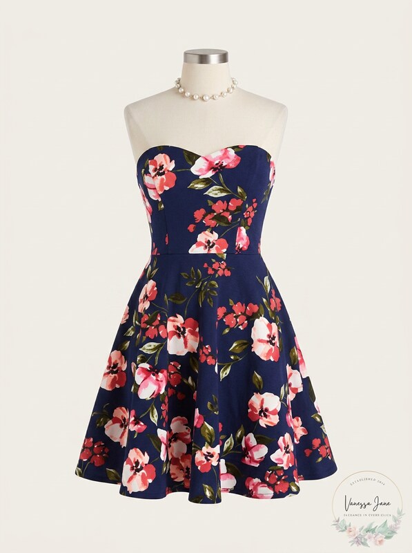 B Darlin Juniors' Strapless Fit & Flare Dress, Size 7/8