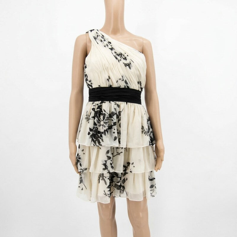 Max And Cleo Single Shoulder Dress, Size 4