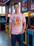 Disney the Group Mens Graphic Classic Fit T-Shirt - Soft Pink, Size Small