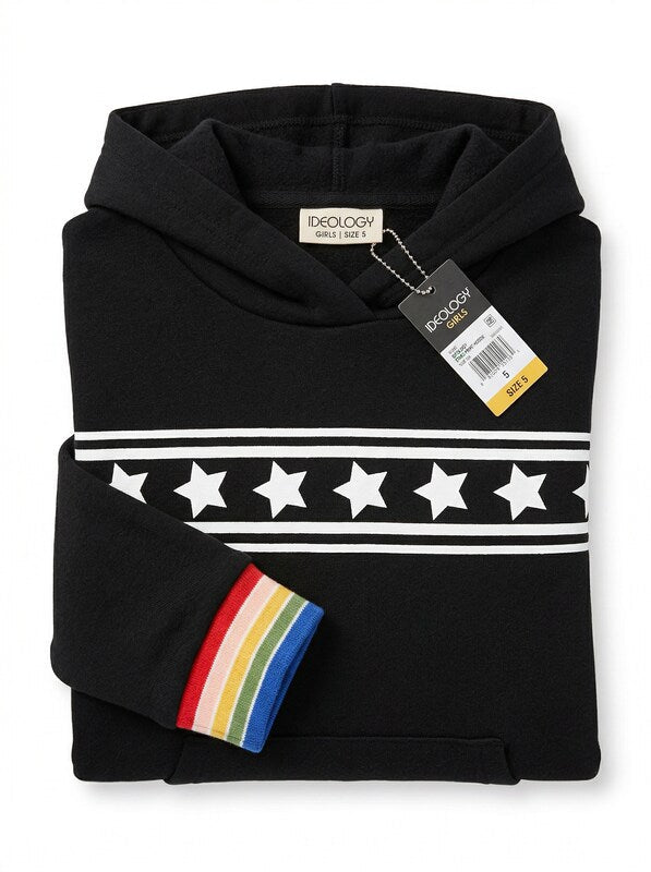 Ideology Girls Star-Print Hoodie, Size 5