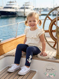 Polo Ralph Lauren Toddler Girls Anchor Stretch Jersey Legging, Size 4T