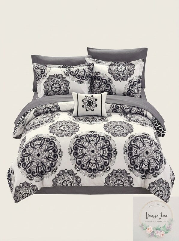 Chic Home Barcelona 6-PC Twin Midweight Reversible Comforter