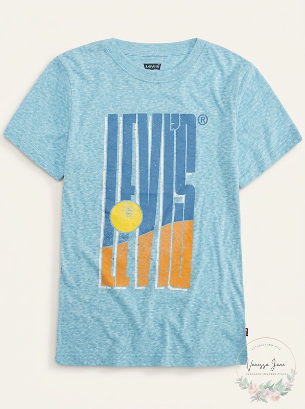 Levis Boys Endless Levis Logo T-Shirt, Size 6