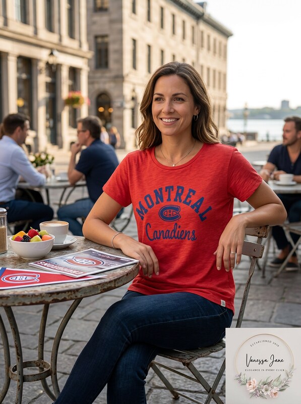 NHL Montreal Canadiens Adult Women Touch S Base Reversible Tee