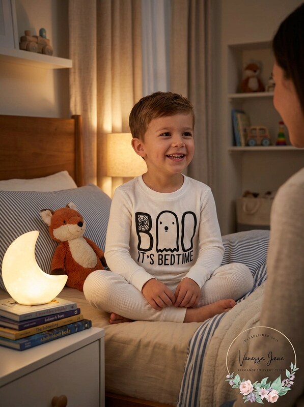 Carters  Kids Boo! Its Bedtime Snug-Fit Long-Sleeve Pajama Top, Size 4T