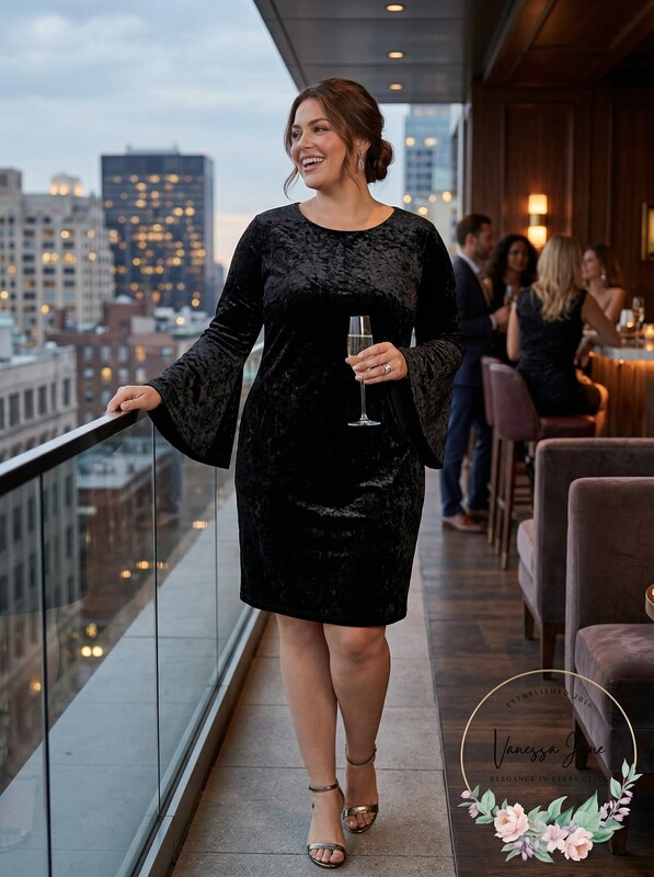 Alfani Womens Plus Evening Velvet Cocktail Dress, Size 18W