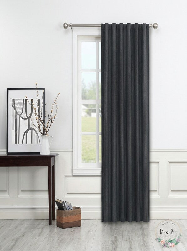 Light Filtering Back Tab Curtain Panel, 52 x 84