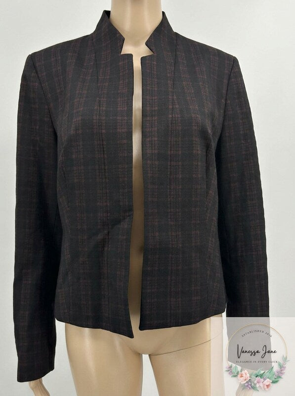 Nine West Open-Front Blazer Jacket, Size 10