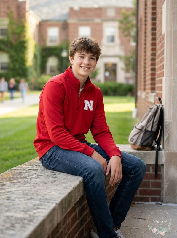 Gen2 Youth Boys Trainer 1/4 Zip Jacket, Nebraska, L/12/14