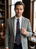 Tommy Hilfiger Men’s Slim Lux Bold Tie – Burgundy