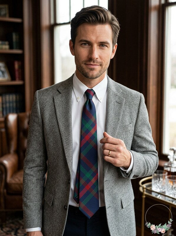 Tommy Hilfiger Men’s Slim Lux Bold Tie – Burgundy