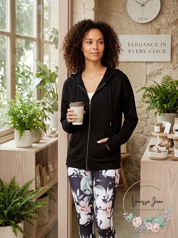 Ideology Zip Long Sleeve Hoodie, Size XS