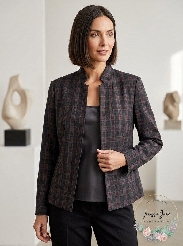 Nine West Open-Front Blazer Jacket, Size 10