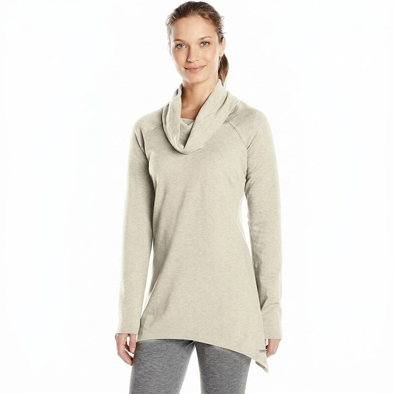Marc New York Performance Womens Shark Bite Cowl Neck Tunic, Small