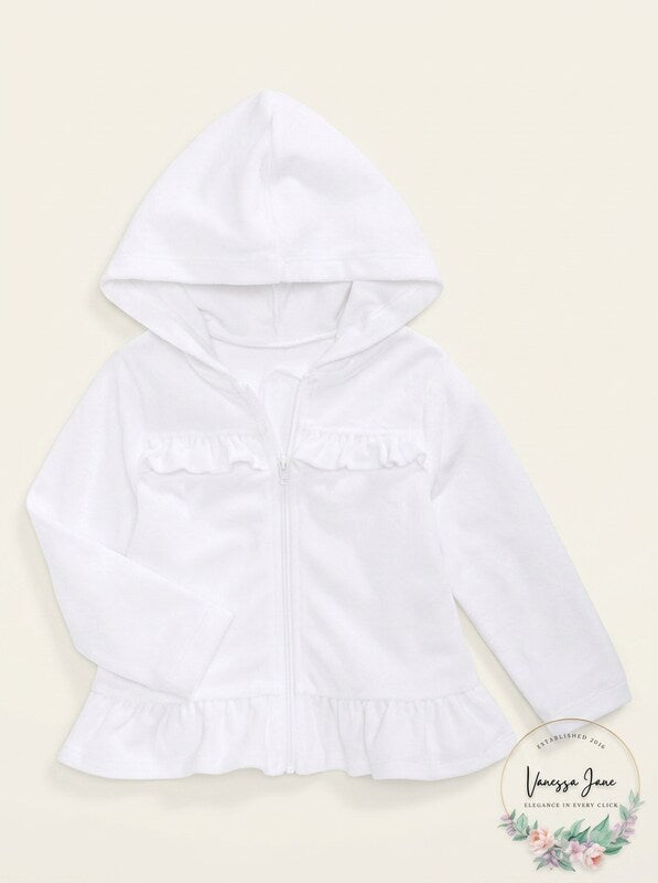 First Impressions Baby Girls Eyelet Hoodie-18Mo