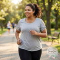 Ideology Performance Plus Size Cold-Shoulder T-Shirt, Size 3X