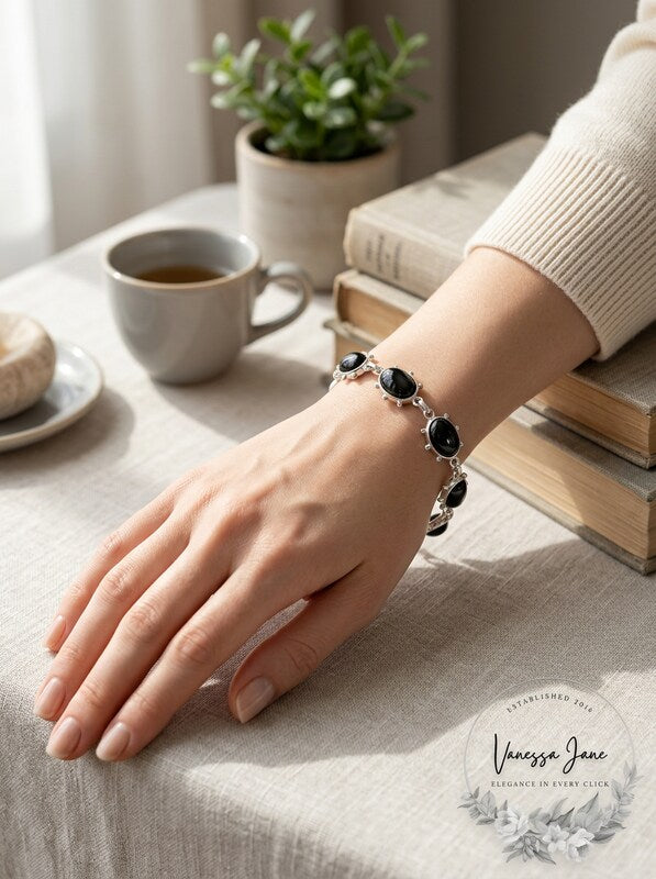 Lucky Brand Silver-Tone Pave & Stone Flex Bracelet - Silver