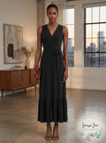 Inc Faux-Wrap Maxi Dress, Size XXL