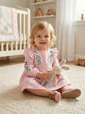 First Impressions Baby Girls Striped Floral-Embroidered Top, Size 18 Months