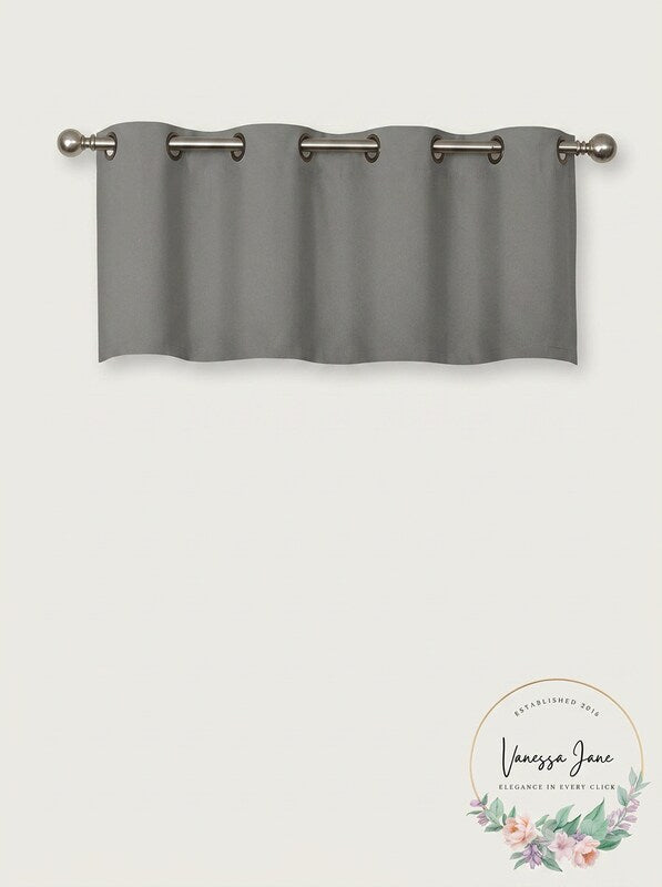 Eclipse Nadya Grommet-Top Valance, 52 X18