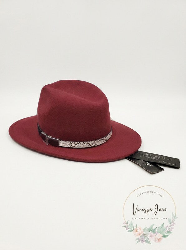 I.N.C.  Animal-Band Panama Hat