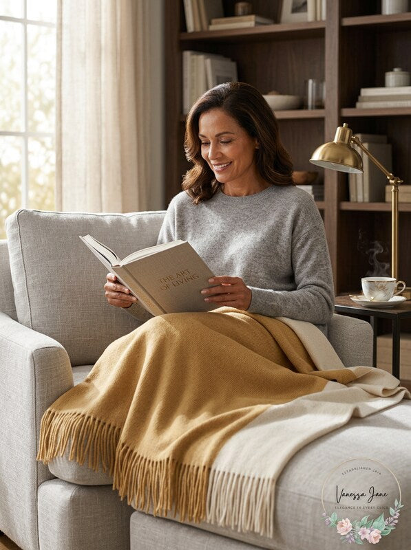 Carson Carrington Ventspils Faux Cashmere Throw