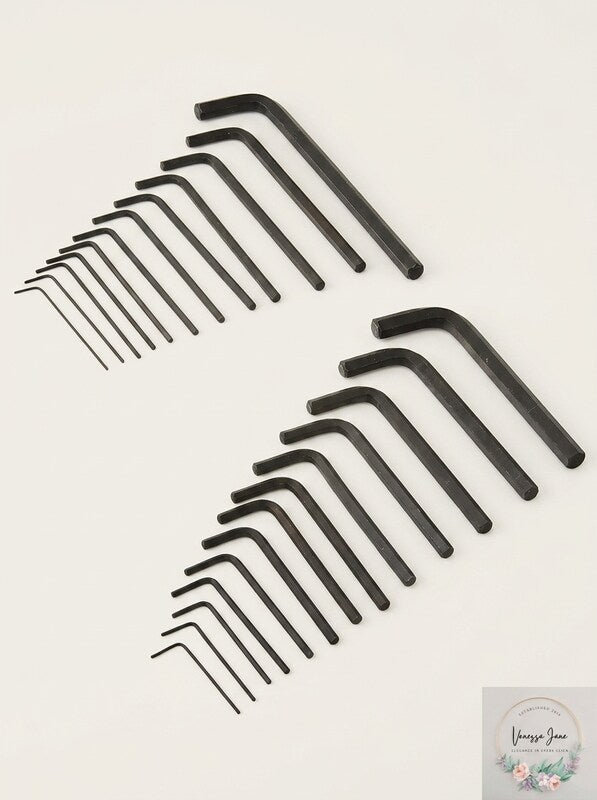 KC Professional 97325 25 Piece Long and Short Arm Hex Wrench Set