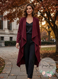 Nine West Women's Draped Open-Front Topper Jacket