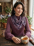 Style & Co Tassel-Trim Blouse with Removable Scarf, Size Small