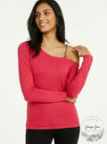 Thalia Sodi Womens Asymmetric Chain-Link Top Blouse, Size XXL