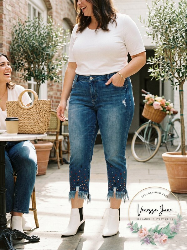 Inc Plus Size Skinny Leg Tummy Control Jean, 24W/Indigo