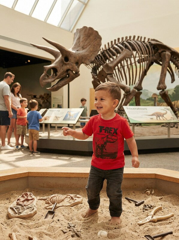 Epic Threads Toddler Boys Red T-Rex T-Shirt, Size 2T