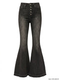 Free People Womens Irreplaceable High Waist Flare Jeans
