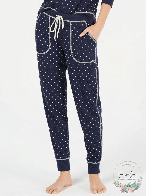 Jenni by Jennifer Moore Knit Jogger Pajama Pants, XS