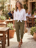 Guess Womens Anya Casual Solid Cargo Pants, Size 4
