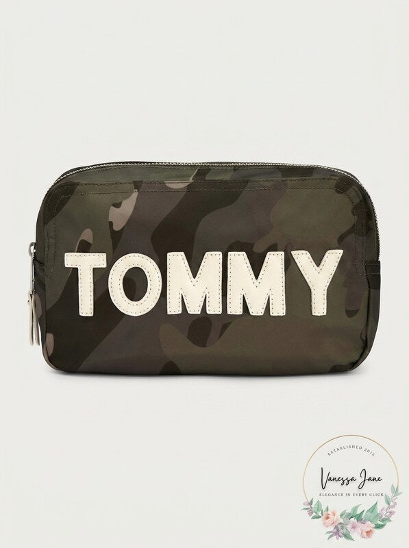 Tommy Hilfiger Nylon Camo Pouch