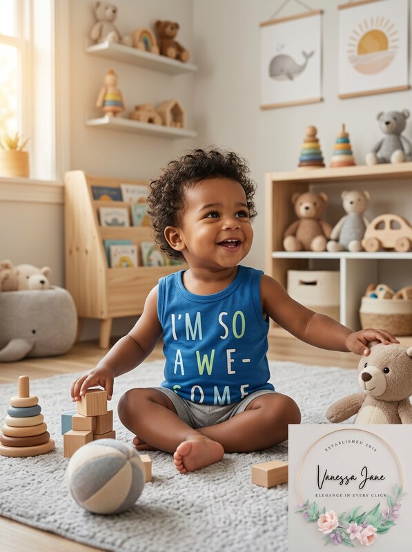 First Impressions Baby Boys So Awesome Graphic Tank Top, 18Mo