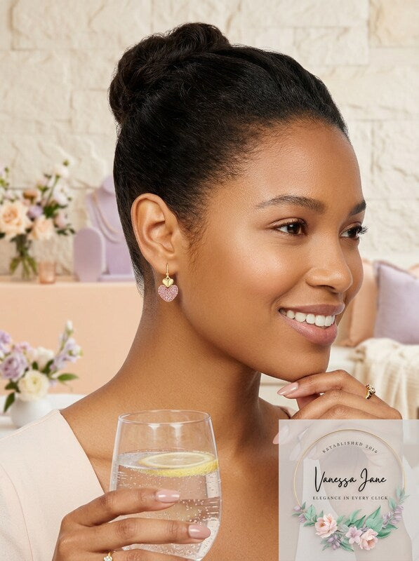 Holiday Lane Gold-Tone 2-Pc. Set Pave Stud and Drop Earrings