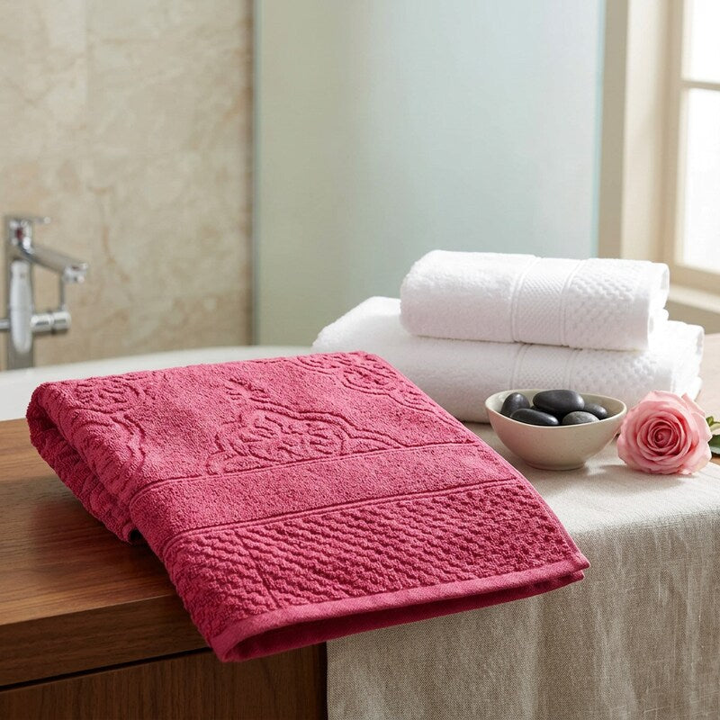 Mainstream International Inc. Florence Cotton Velour 30 x 54 Bath Towel